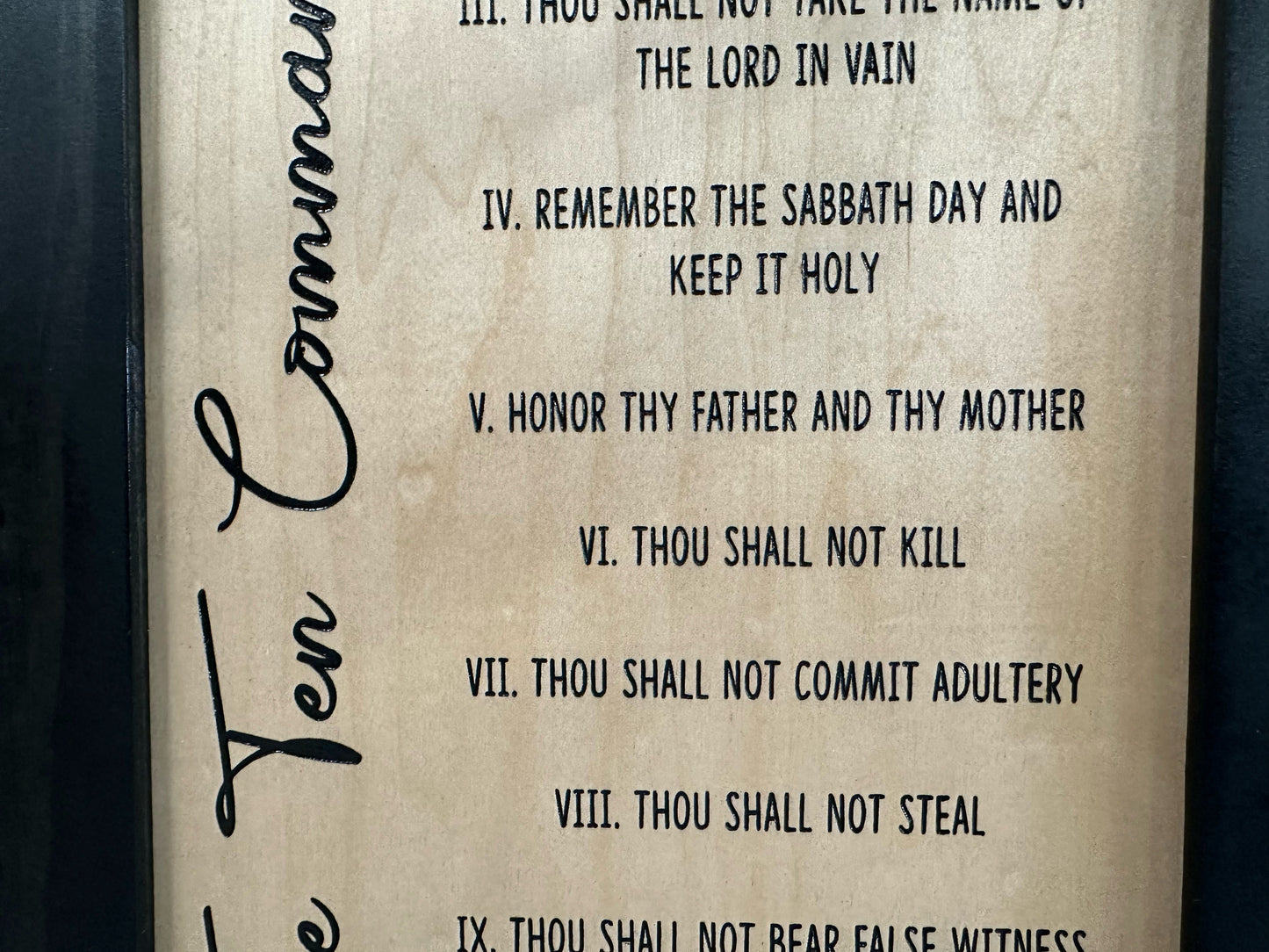 The Ten Commandments