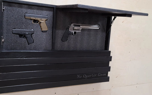 Deluxe 3-Compartment Gun Concealment Case – American Flag Designs
