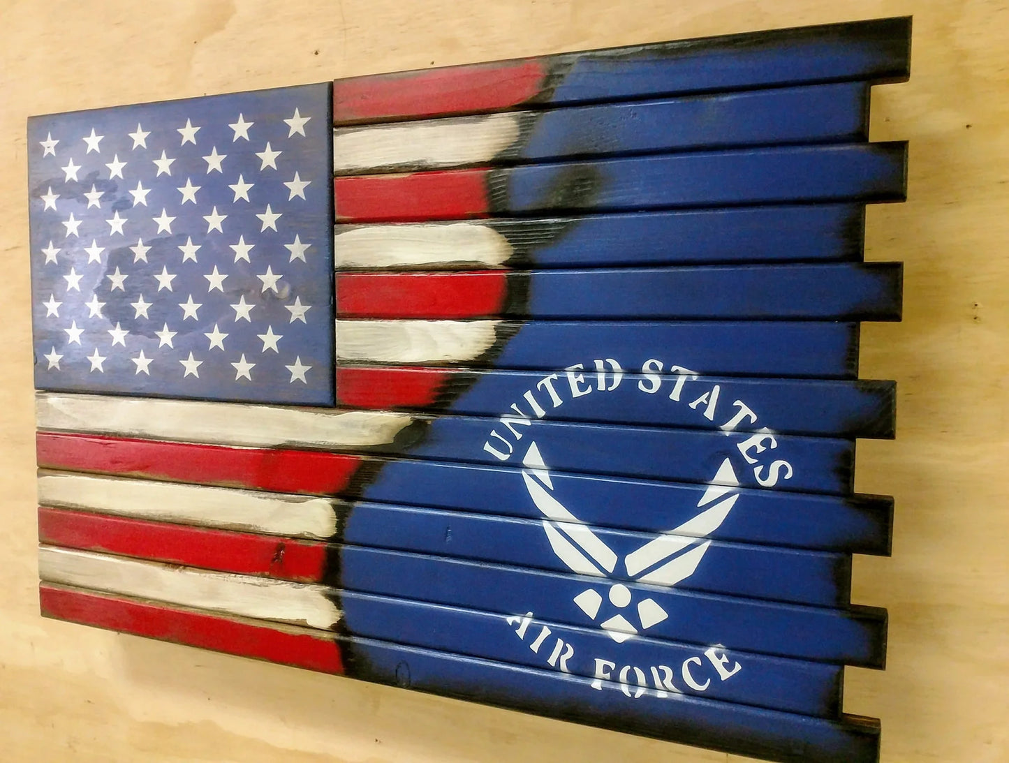 Premium Dual-Compartment Gun Case – Half Flag & Logo Design