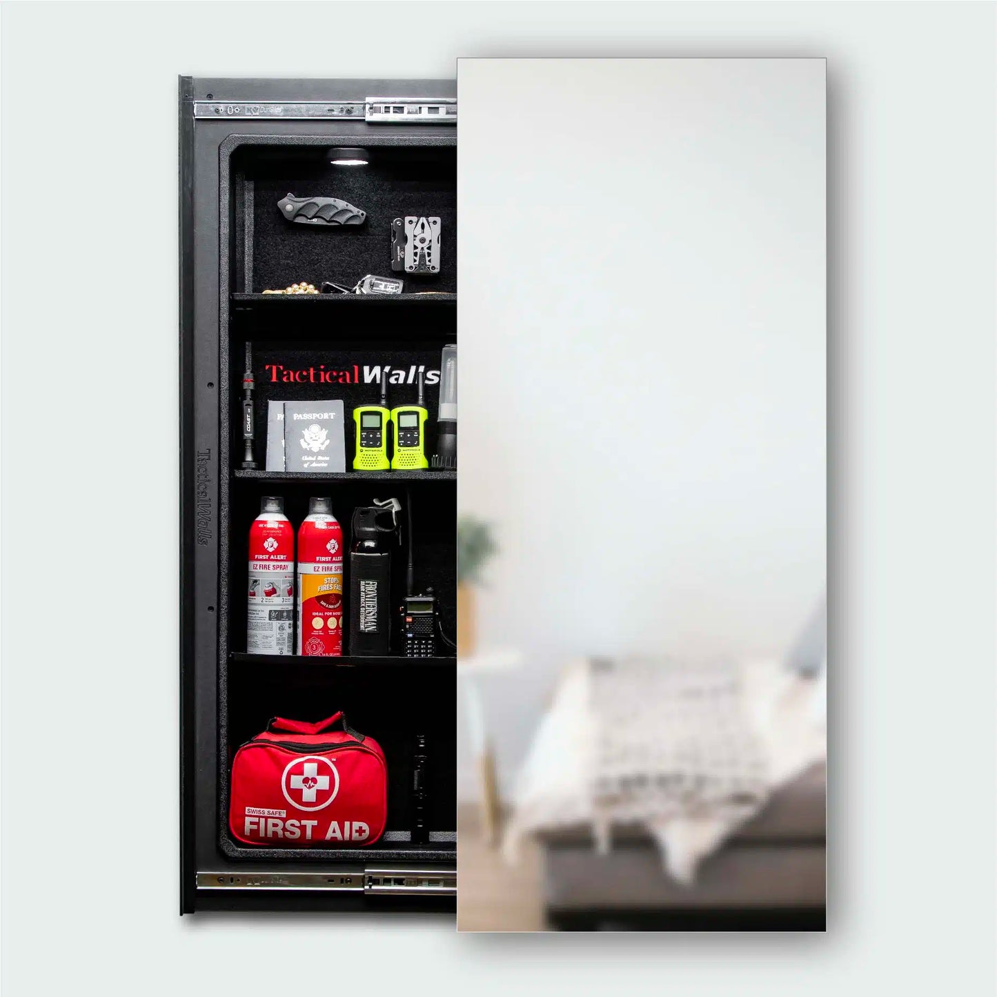 1440 Frameless Concealment Mirror