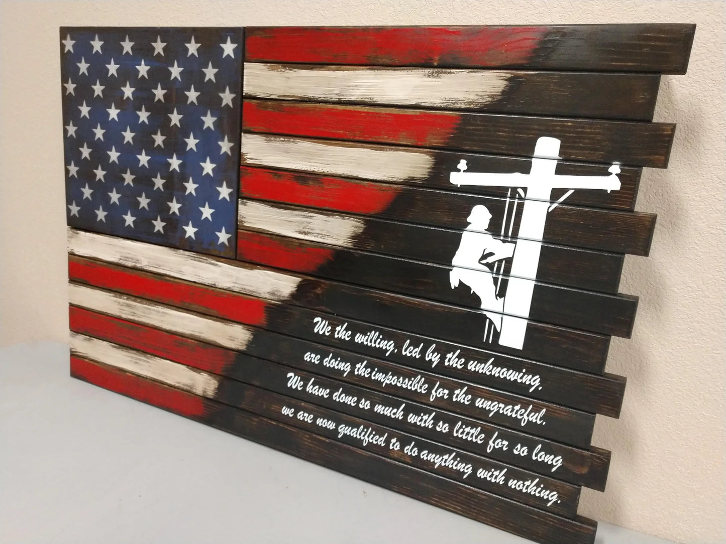 Premium Dual-Compartment Gun Case – Half Flag & Logo Design