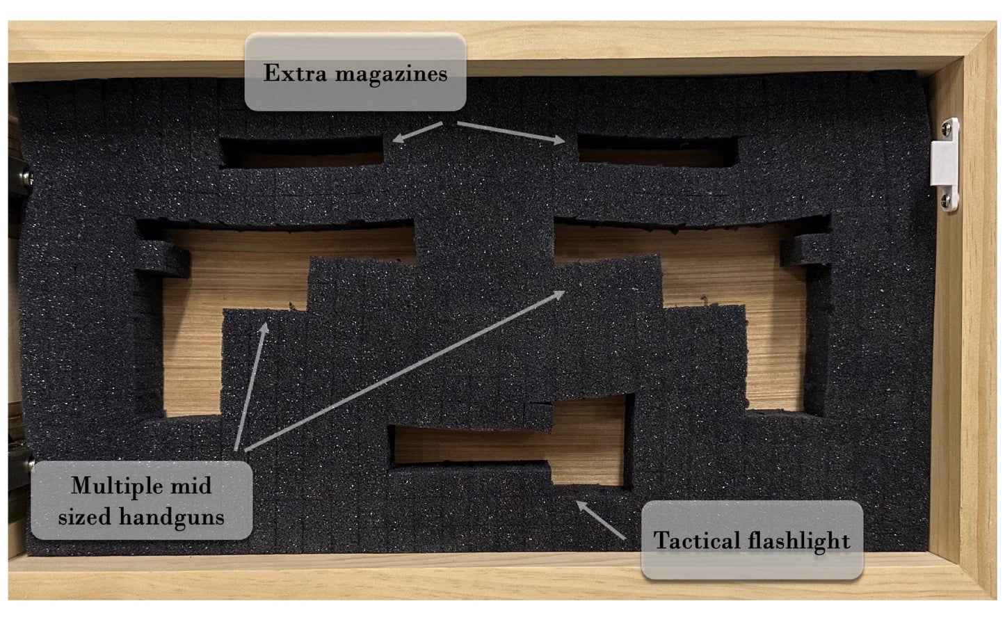 Decorative Wall-Mounted Secure Gun Cabinets
