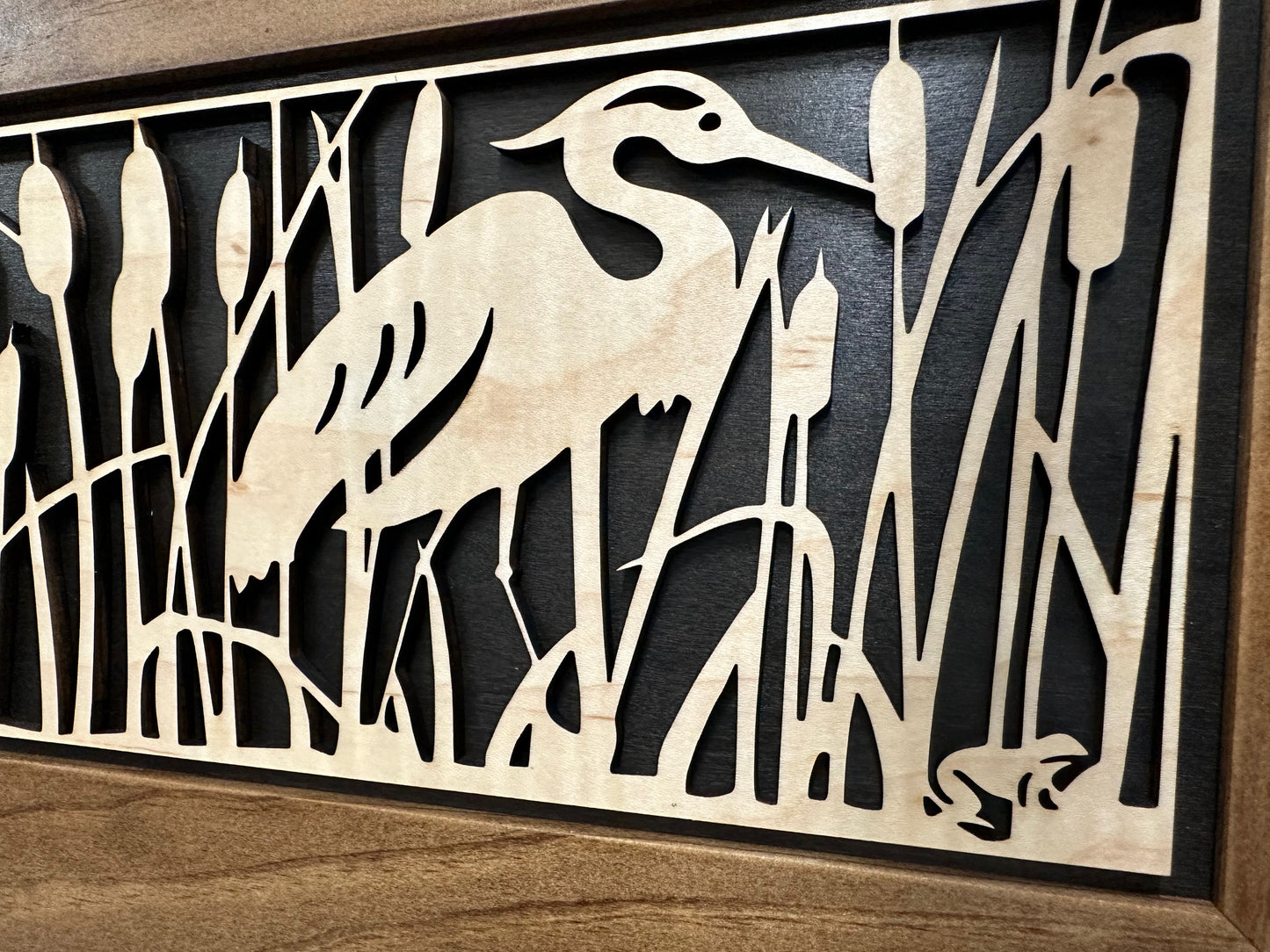 Heron in Cattails