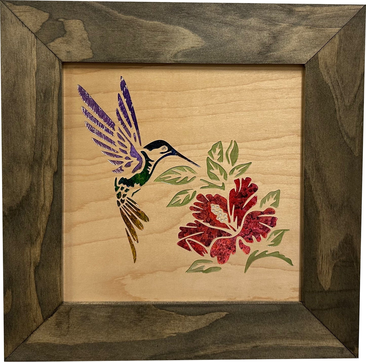 Hummingbird and Hibiscus