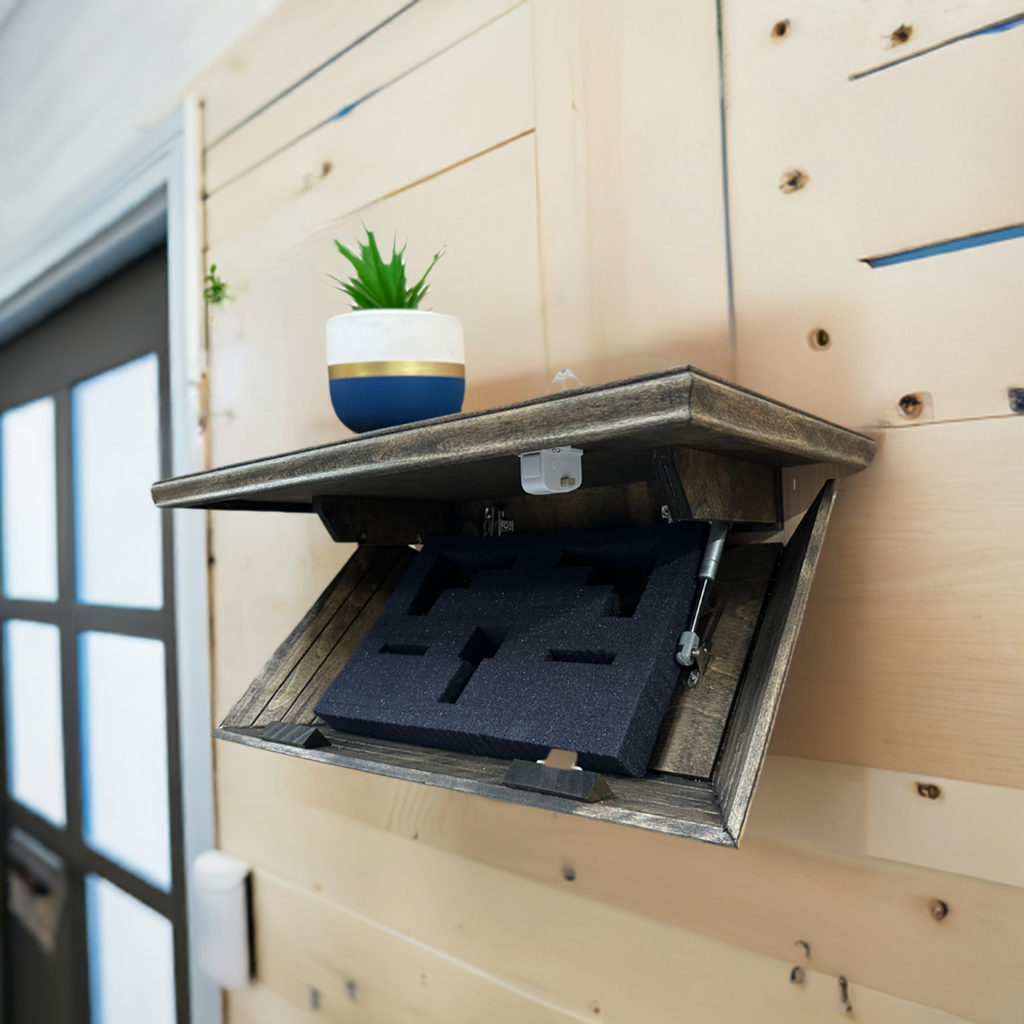 Hidden Gun Shelf