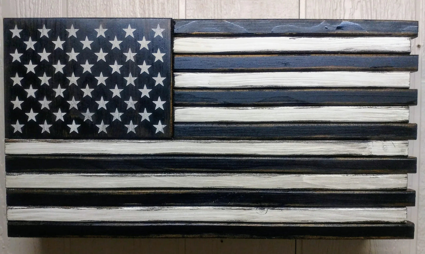 Small American Flag Gun Concealment Case – Single Compartment