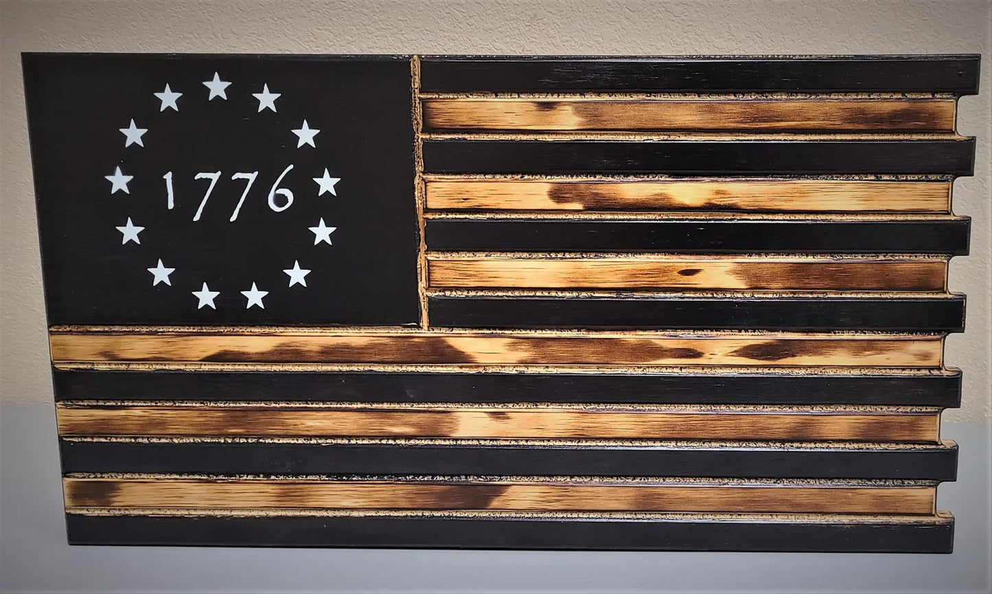 Deluxe 3-Compartment Gun Concealment Case – American Flag Designs