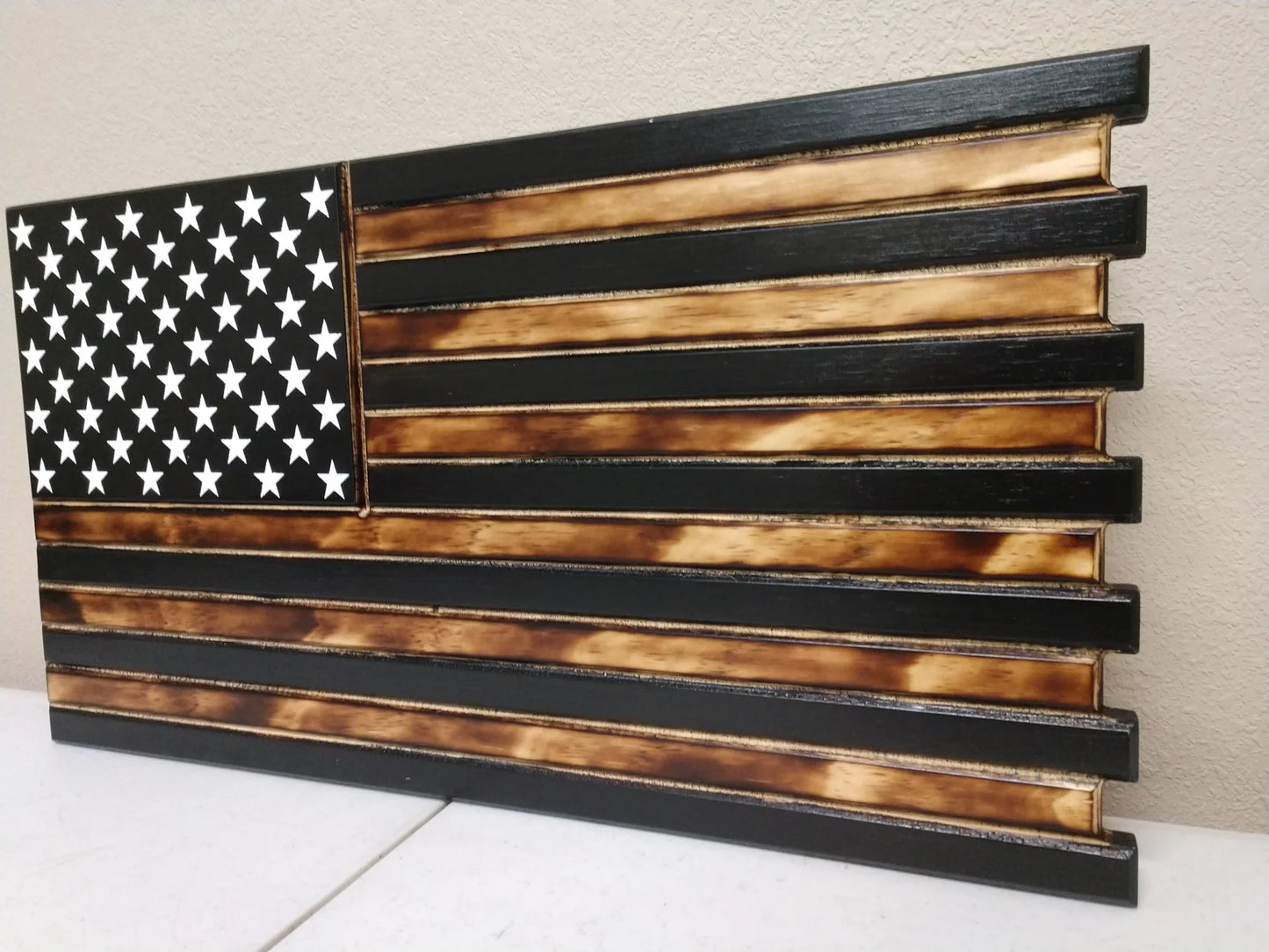 Large American Flag Gun Concealment Case – Dual Compartment