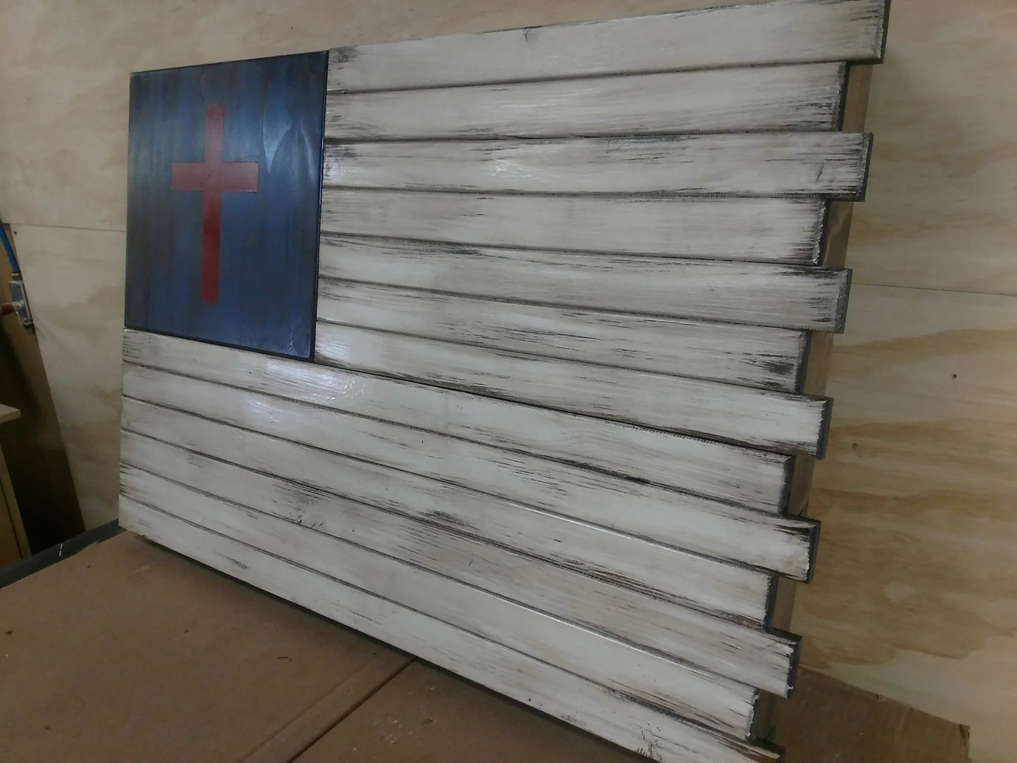 Large American Flag Gun Concealment Case – Dual Compartment