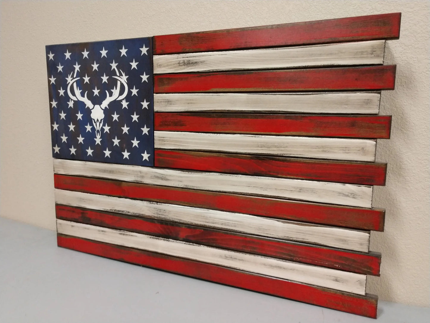 Small Dual Compartment American Flag Gun Concealment Case
