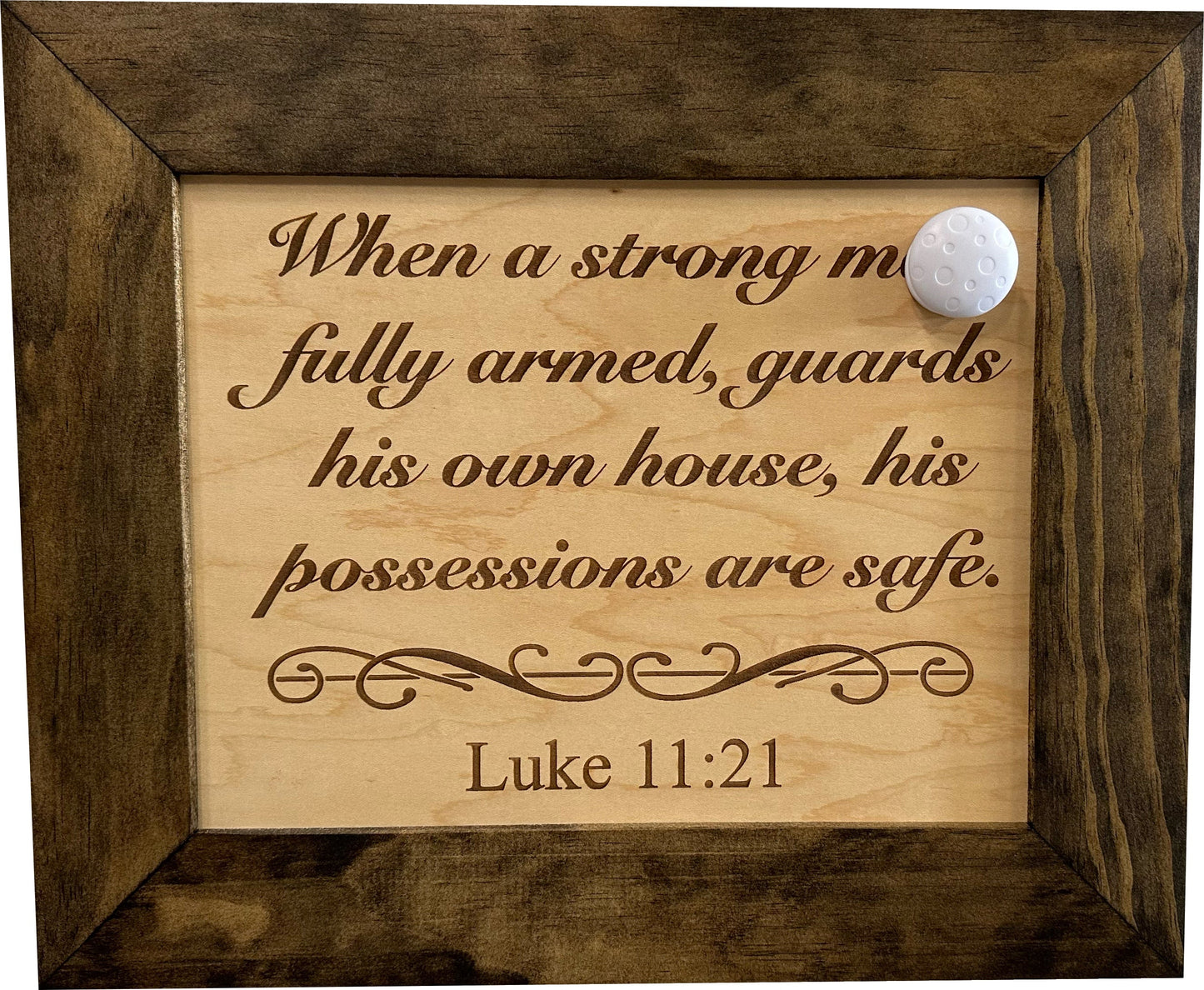 Luke 11:21
