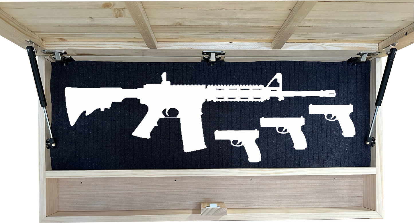 Large Decorative Secure Gun Cabinets