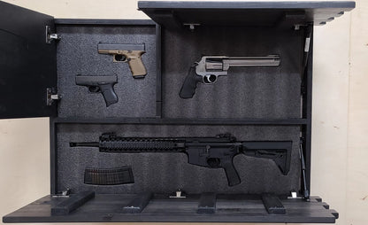 Deluxe 3-Compartment Gun Concealment Case – American Flag Designs