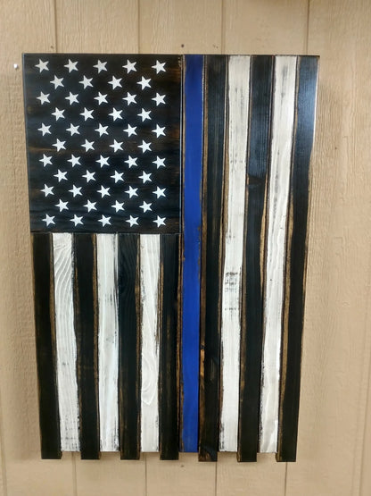Large Vertical Hanging American Flag Gun Concealment Case