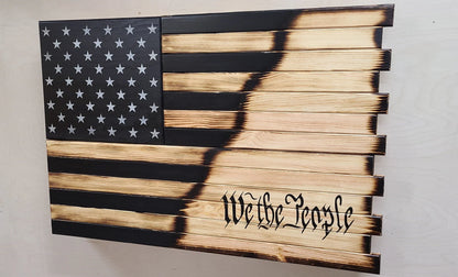 Premium Dual-Compartment Gun Case – Half Flag & Logo Design