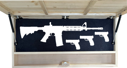 Large Decorative Secure Gun Cabinets