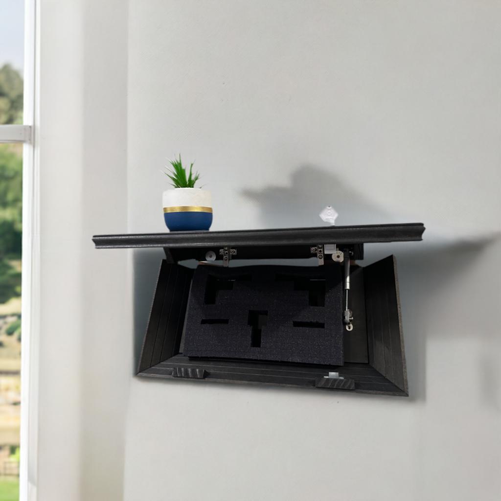Hidden Gun Shelf