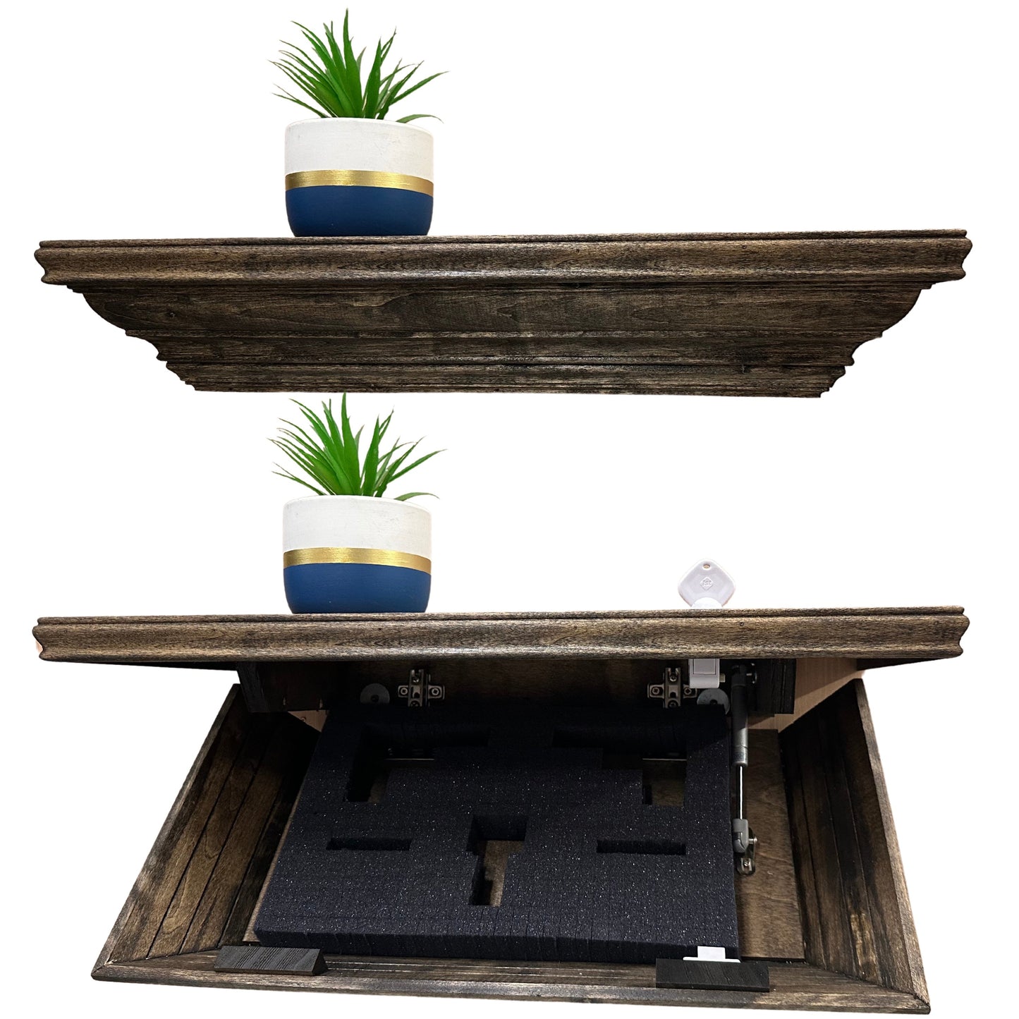 Hidden Gun Shelf