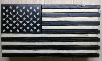 Deluxe 3-Compartment Gun Concealment Case – American Flag Designs